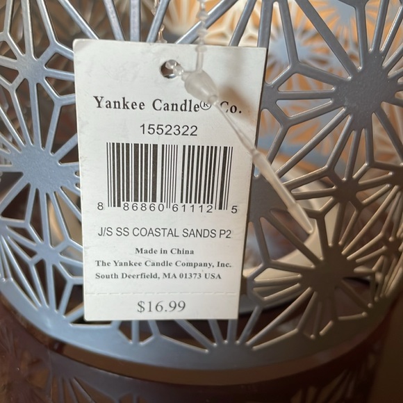 Yankee Candle Matte Grey Candle Holder - Picture 3 of 3